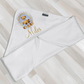 Ok baby bath personalised set Stripe bear Blue