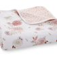 Essentials Cotton Muslin Blanket Floral (120cm)