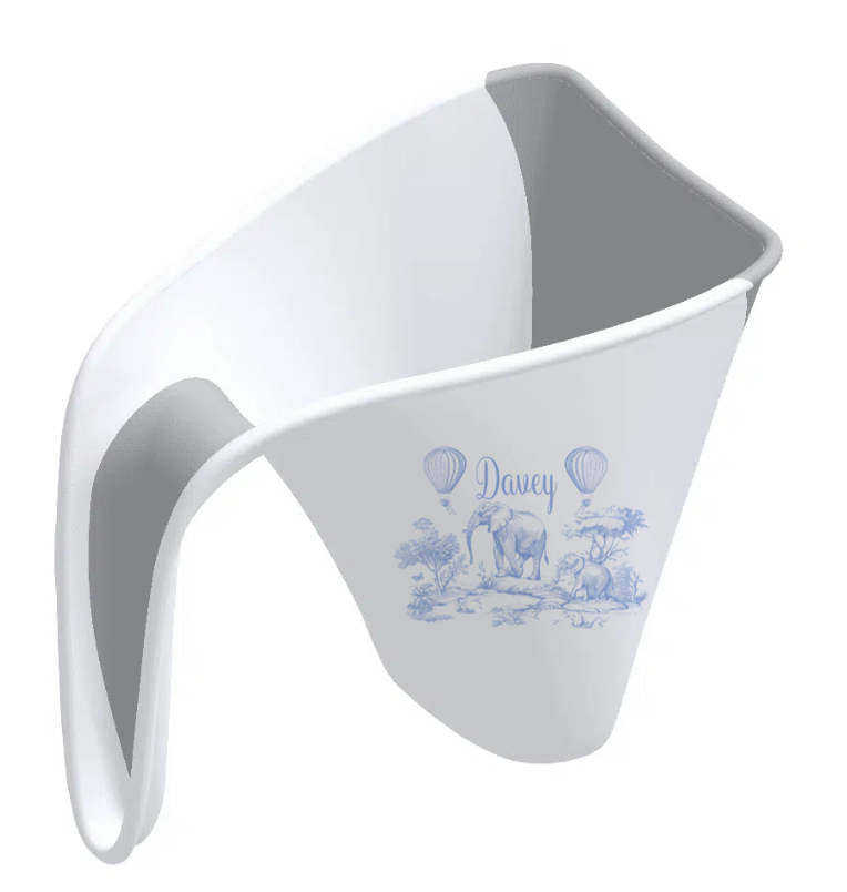 Aqua scale & Ok Baby Bath safari blue