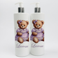 Shnuggle personalised baby bundle Purple bear