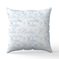 Personalised Saffari blue Blanket and pillow sets