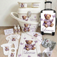 Shnuggle personalised baby bundle Purple bear