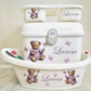 Ok baby bath personalised Purple Bear