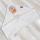 Ok baby bath personalised set Stripe bear Pink