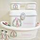 Ok baby Personalised bath set Peter Rabbit pink