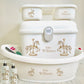 Ok baby Personalised bath set Gold Horse