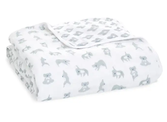 Essentials Cotton Muslin blanket  (120cm)