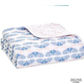 Essentials Cotton Muslin Blanket Butterflys (120cm)