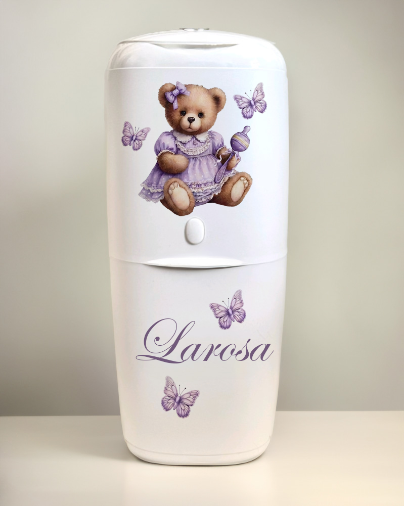 Aqua scale & Ok Baby Purple bear