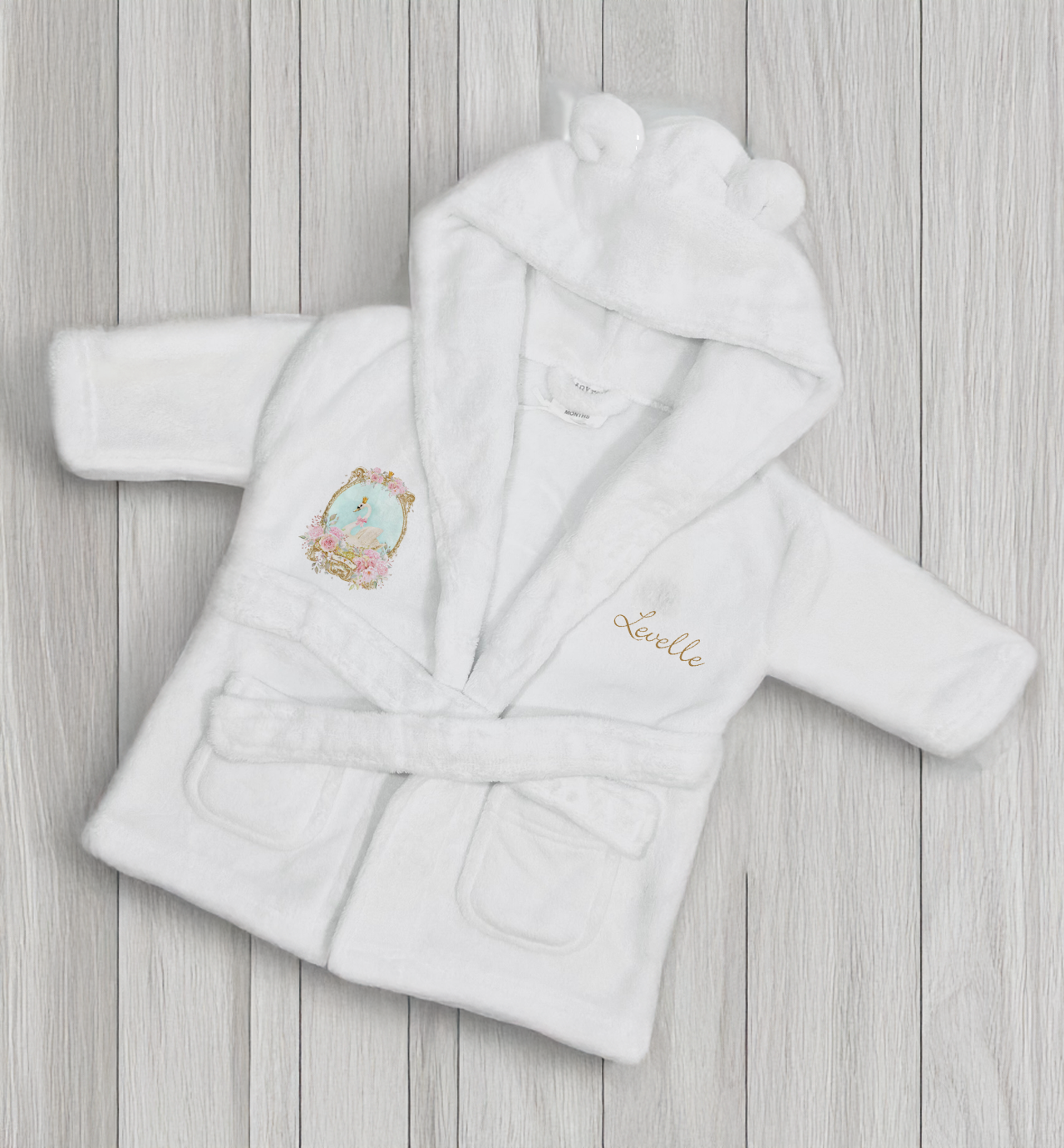 Swan frame robe