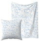 Personalised Saffari blue Blanket and pillow sets
