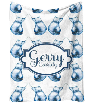 Personalised Boxing Blanket and pillow sets