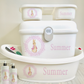 Ok baby Personalised bath set Peter Rabbit pink
