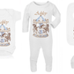 Ok baby bath personalised set Carousal Blue