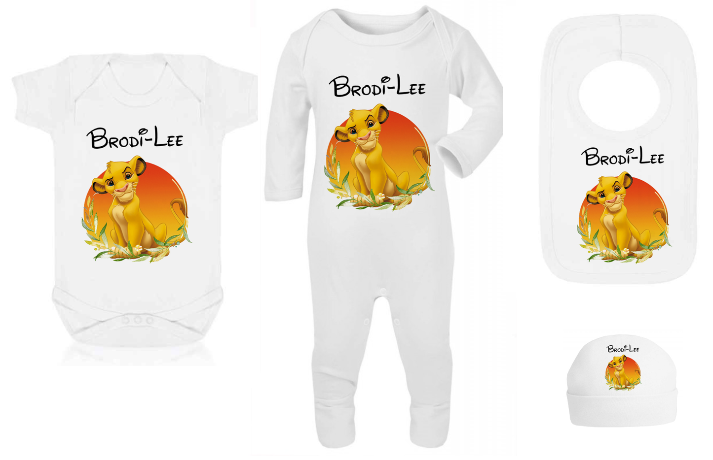 Ok baby bath personalised set D Lion