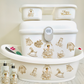 Ok Baby Personalised Lux Gold Brown Hair Baby Bath set