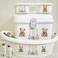 Shnuggle bath personalised set monogram bear