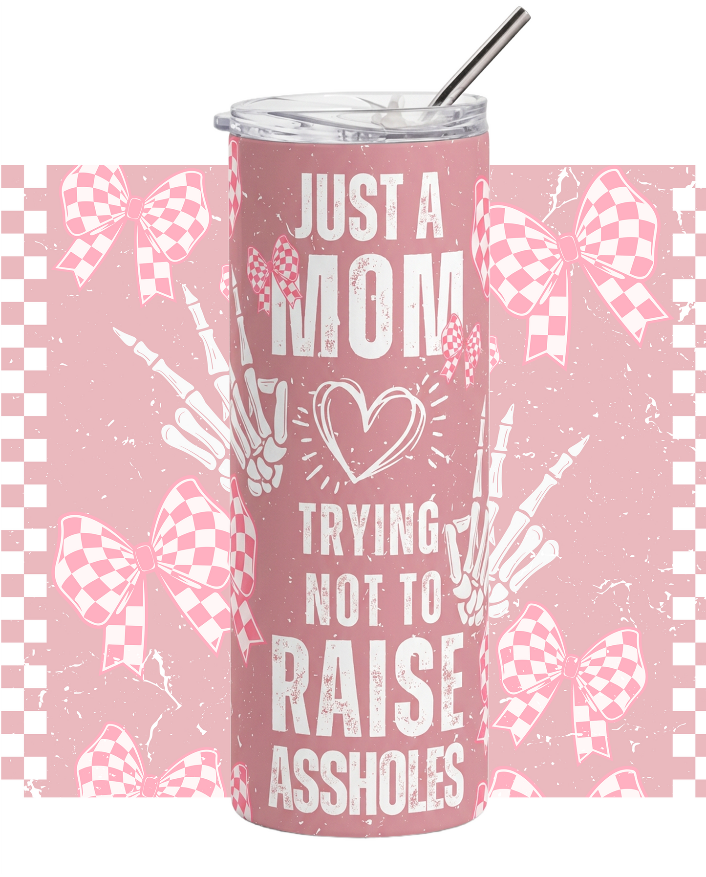 tumbler Positivity novelty pink