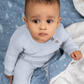 Essentials Cotton Muslin blanket oceanic (120cm)