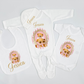 grow set Vintage stripe bear pink