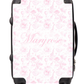 Personalised Suitcase Saffari pink