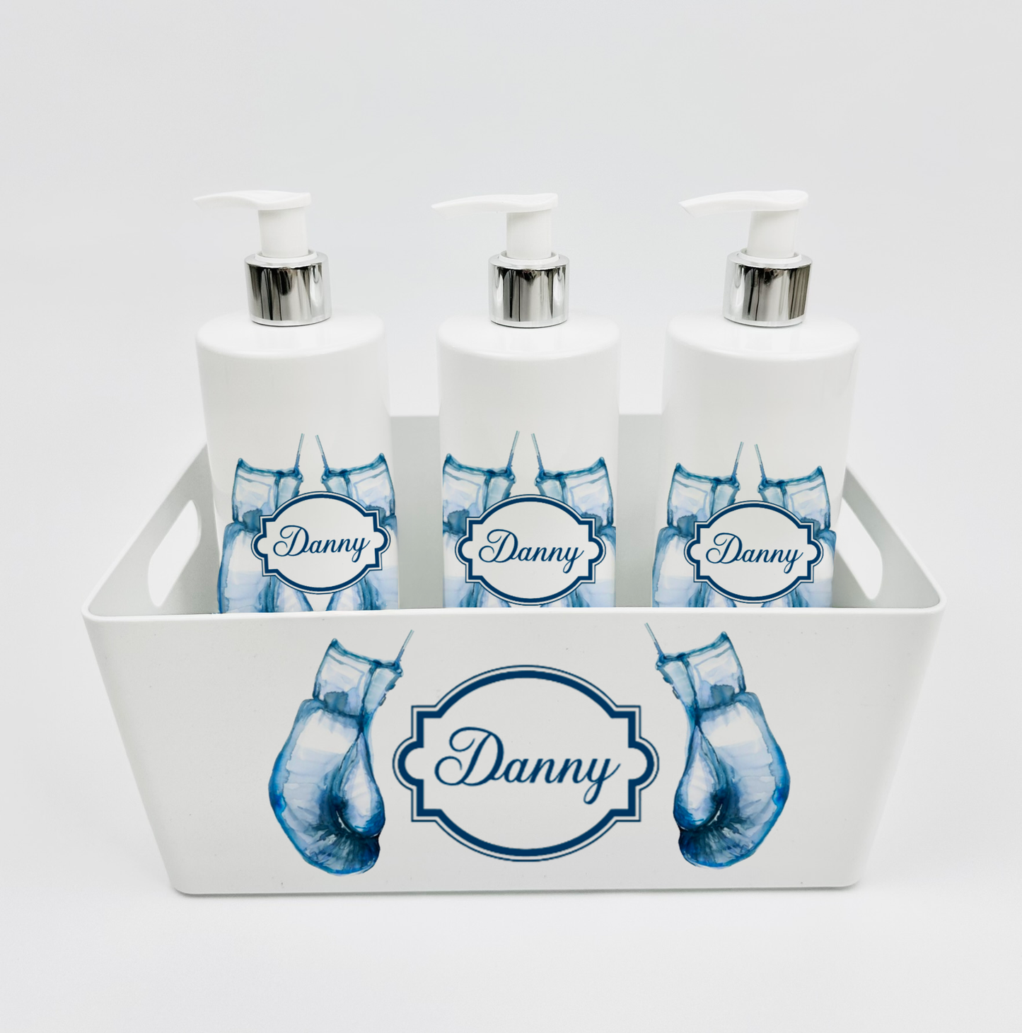 Shnuggle bath personalised set Boxing