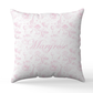 Personalised Saffari Pink Blanket and pillow sets