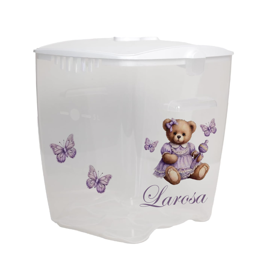 Aqua scale & Ok Baby Purple bear