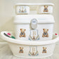 Ok baby bath personalised set Crest bear