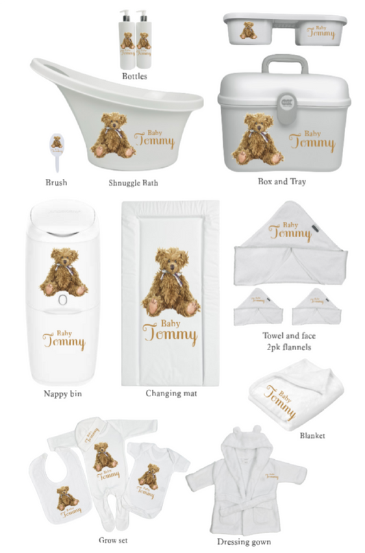 Shnuggle bath sets Brown bear