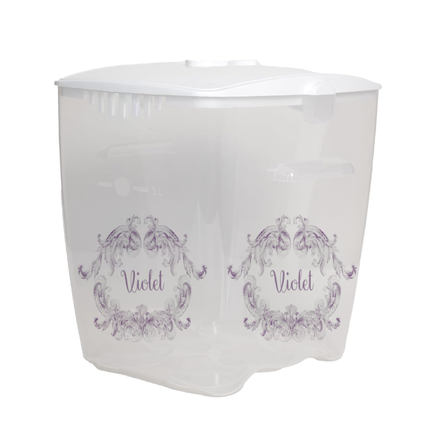 Ok baby bath personalised Swirl Purple