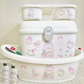 Ok Baby Personalised Lux Pink Bath set