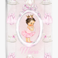 lux baby girl brown hair changing mat