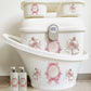 Shnuggle bath personalised set monogram ballerina