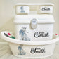 Ok baby bath personalised set lion patten