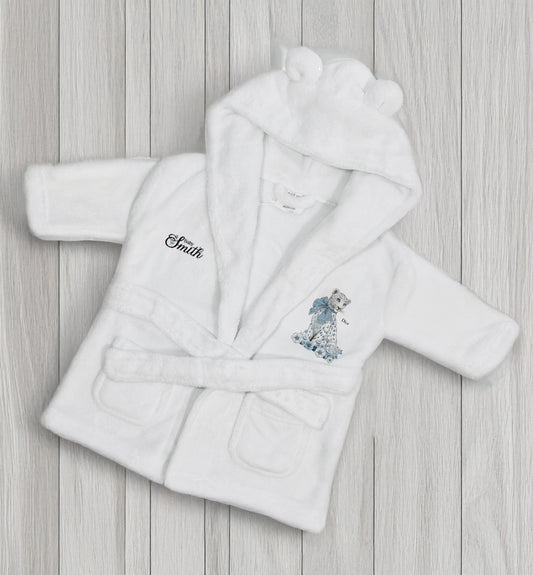 Lion patten monogram robe
