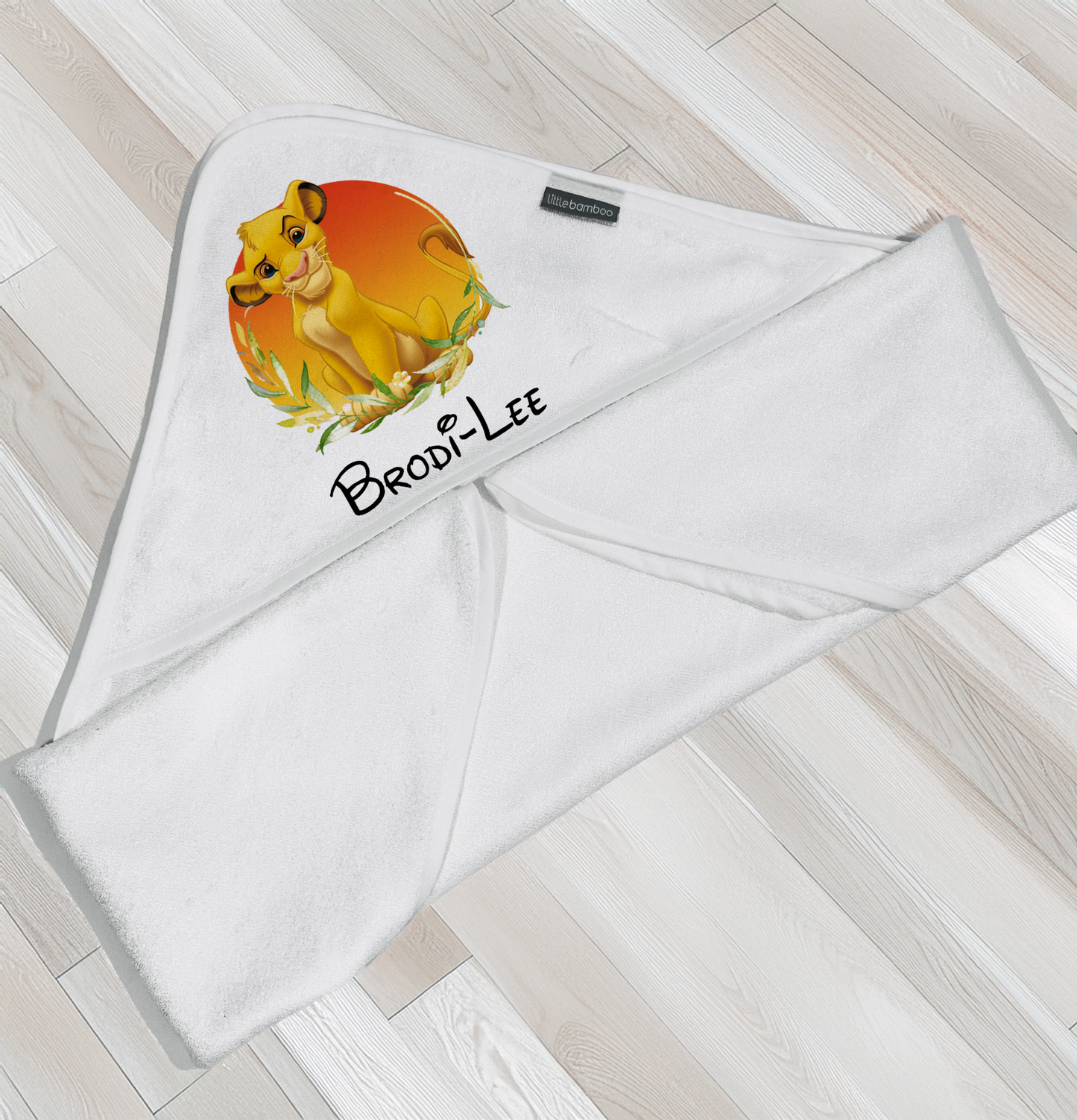 Shnuggle bath personalised set D Lion