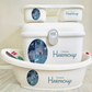 Ok baby bath personalised set D Cinder
