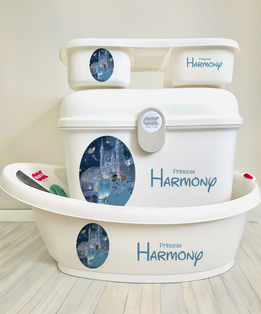 Ok baby bath personalised set D Cinder