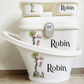 Shnuggle bath personalised set D winnie