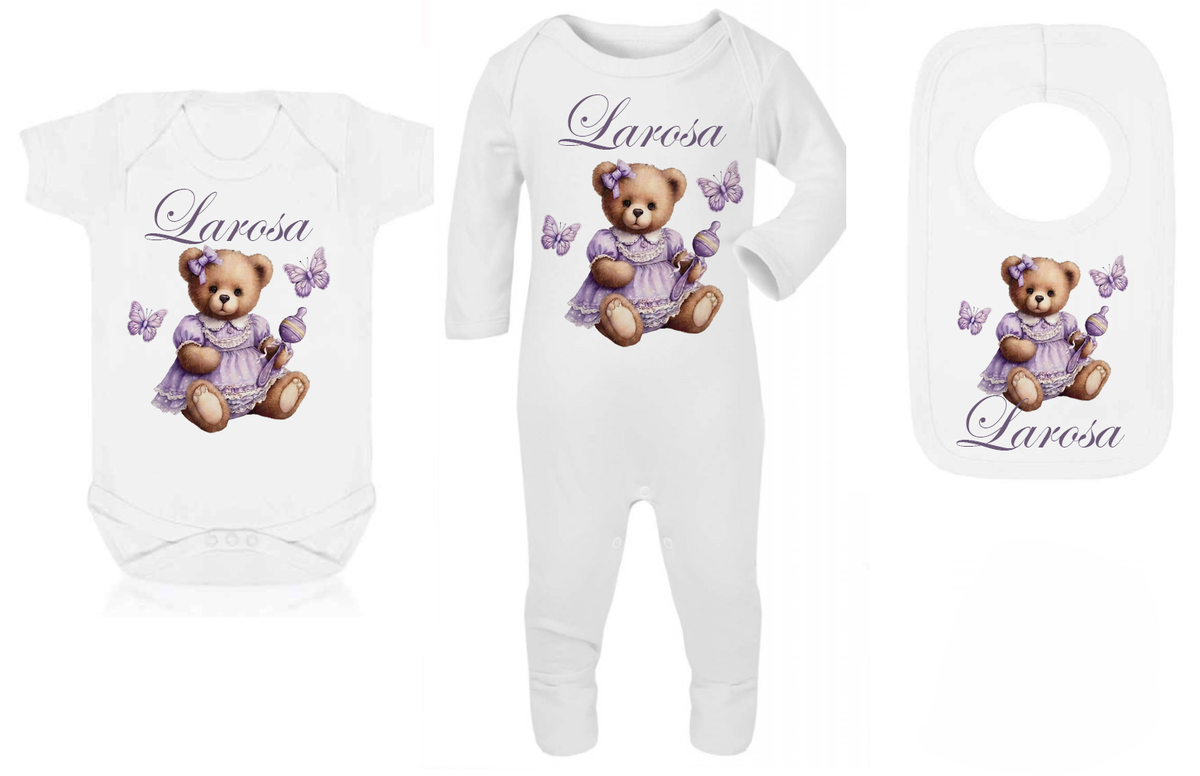 Aqua scale & Ok Baby Purple bear