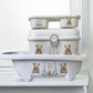 Aqua scale & Ok Baby Bath Set Crest bear