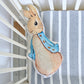 3d cuddle cushion rabbit blue