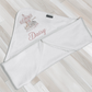 Shnuggle bath personalised set Watercolour carousal pink