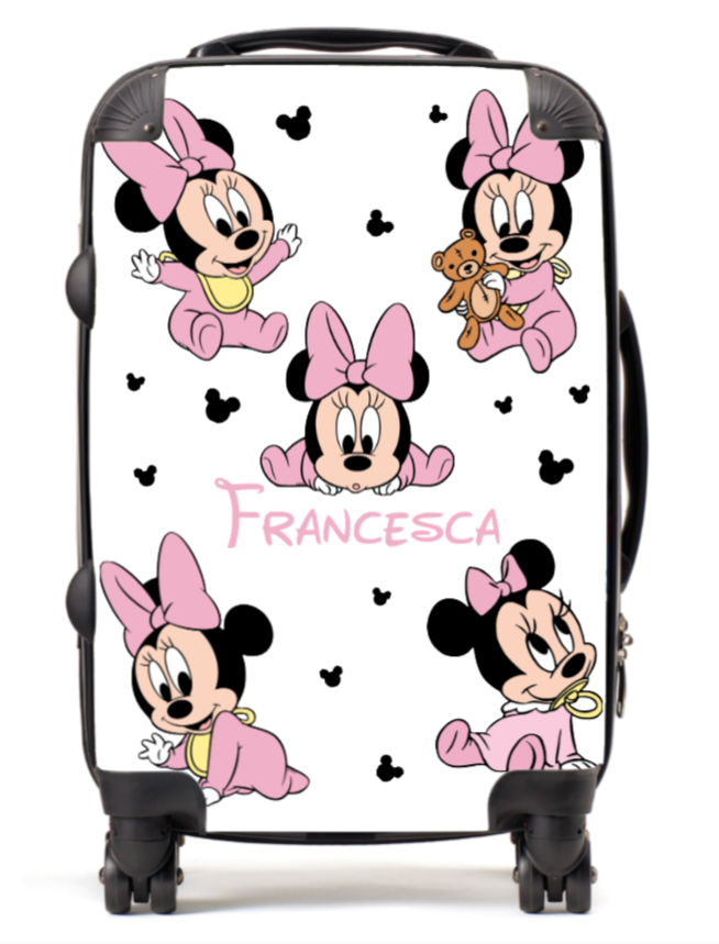 Personalised Suitcase Disney Minnie Mouse