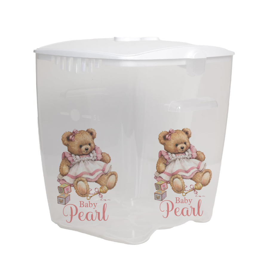 Shnuggle bath personalised set Vintage Bear