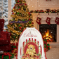 Christmas Stripe bear personalised sack