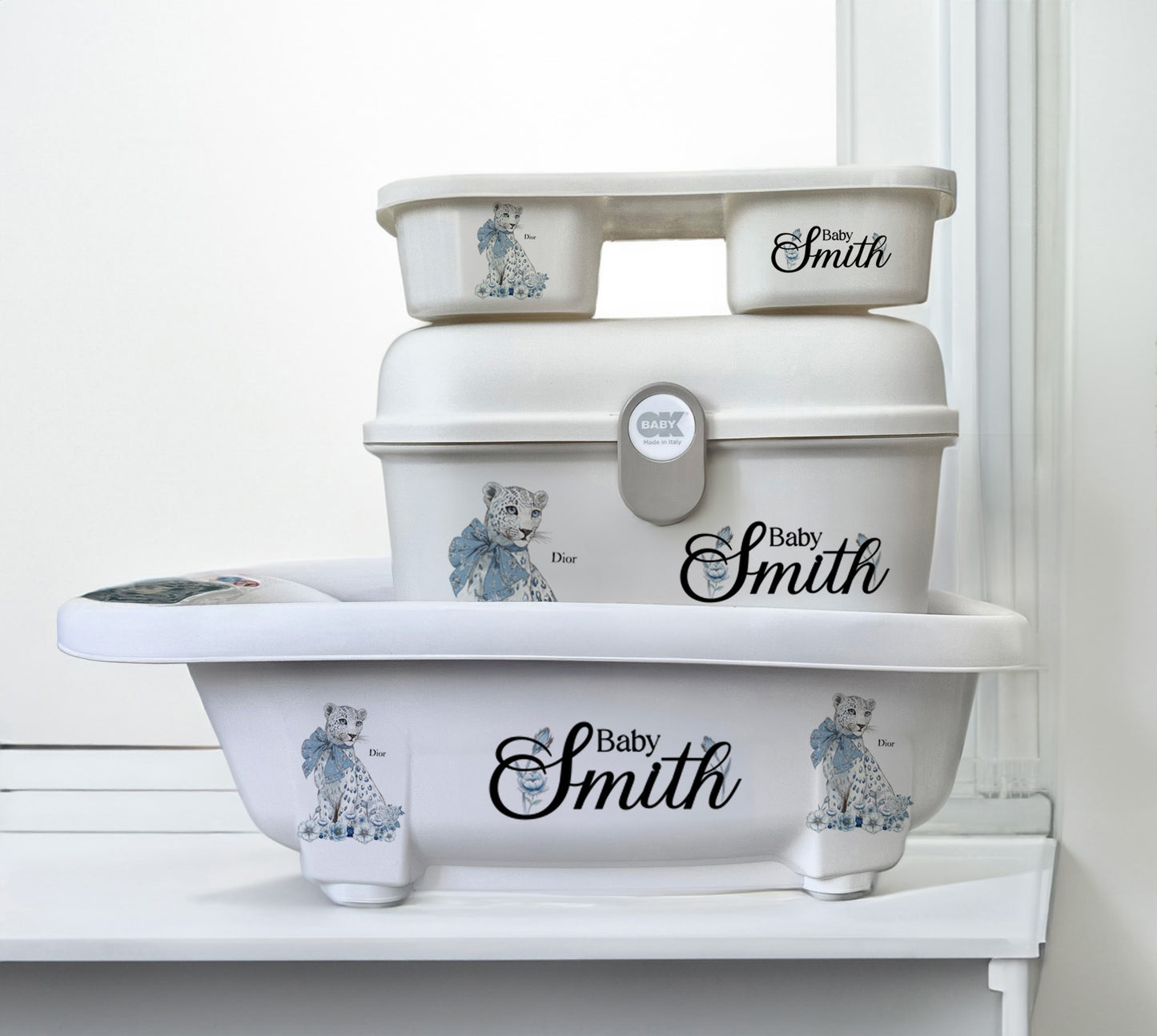 Aqua scale & Ok Baby Bath lion patten