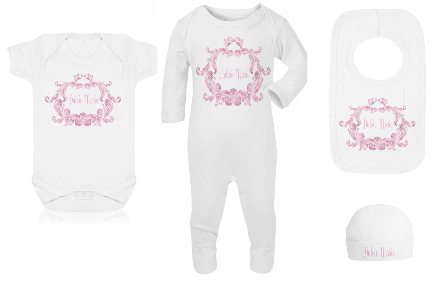 Aqua scale & Ok Baby Bath swirl pink