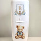 Shnuggle bath personalised set Bear monogram